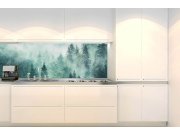 Samoljepljiva fototapeta za kuhinju KI-180-140 Magla u šumi | 180 x 60 cm Samoljepljive - Za kuhinje