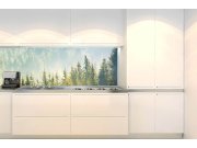 Samoljepljiva fototapeta za kuhinju KI-180-141 Magla iznad šume | 180 x 60 cm Samoljepljive - Za kuhinje