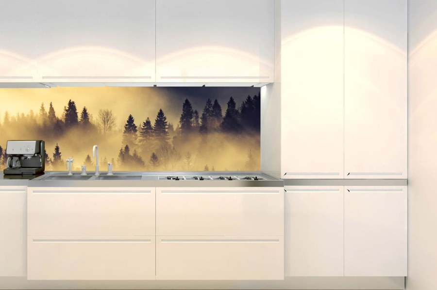 Samoljepljiva fototapeta za kuhinju KI-180-142 Šumska krajolika | 180 x 60 cm - Za kuhinje