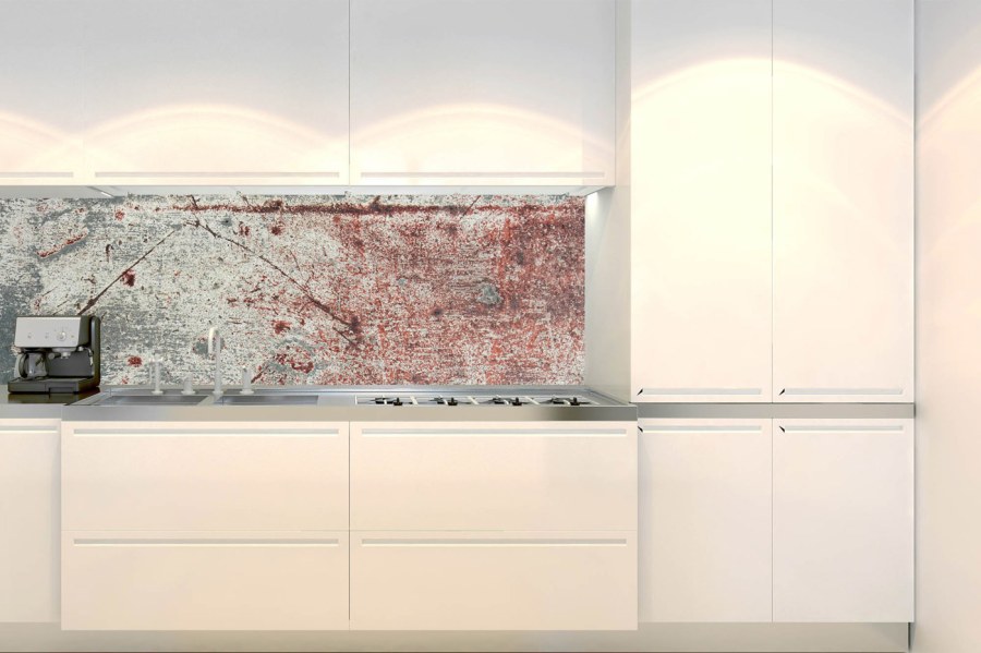 Samoljepljiva fototapeta za kuhinju KI-180-147 Rustikalni kameni zid | 180 x 60 cm - Za kuhinje