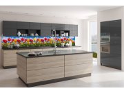 Samoljepljiva fototapeta za kuhinju KI-350-131 Polje tulipana | 350 x 60 cm Samoljepljive - Za kuhinje