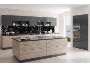 Samoljepljiva fototapeta za kuhinju KI-350-155 Crni mramor | 350 x 60 cm Samoljepljive - Za kuhinje