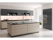 Samoljepljiva fototapeta za kuhinju KI-350-157 Roza mramor | 350 x 60 cm Samoljepljive - Za kuhinje