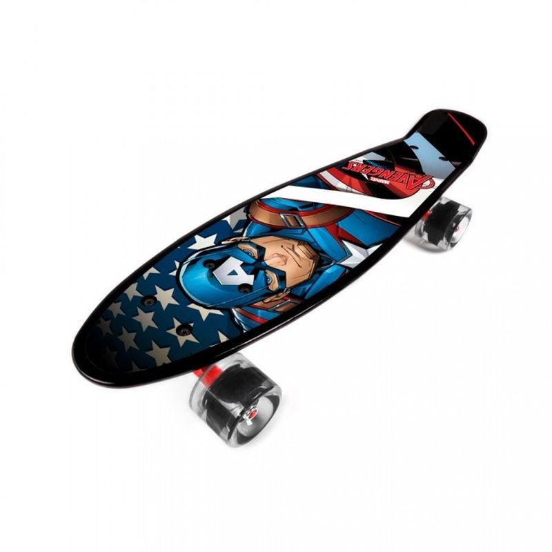 Skateboard fishboard Avengers Kapetan Amerika - Skejtbordovi