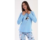 Damska pidzama dugih rukava Pingvin na ledu Žene - Ženske pidžame - Ženska pidžama s dugim rukavima