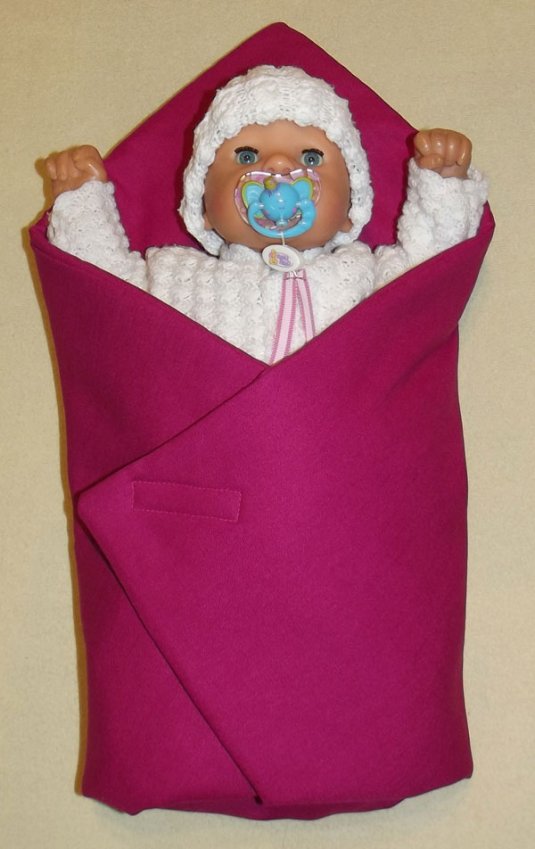 Rychlozavinovačka pro panenky Sytě růžová - poplune za lutke