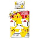 HALANTEX Posteljina Pokémon Pikachu Happy Bavlna, 140/200, 70/90 cm Posteljina sa licencijom