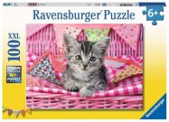 RAVENSBURGER Puzzle Slatka mačkica XXL papir, 100 komada