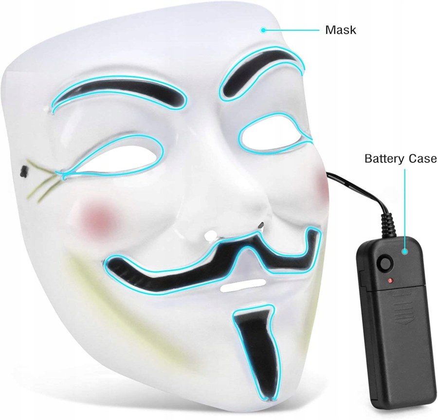Anonimna svjetleća maska - Zabava-karneval