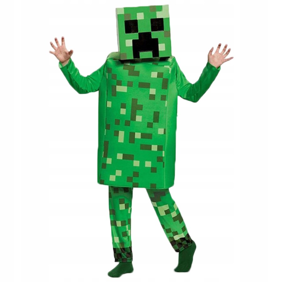 Dječja kostim Minecraft Creeper 128-134 L - Zabava-karneval