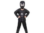 Dječja Spiderman crna kostim 122-134 L