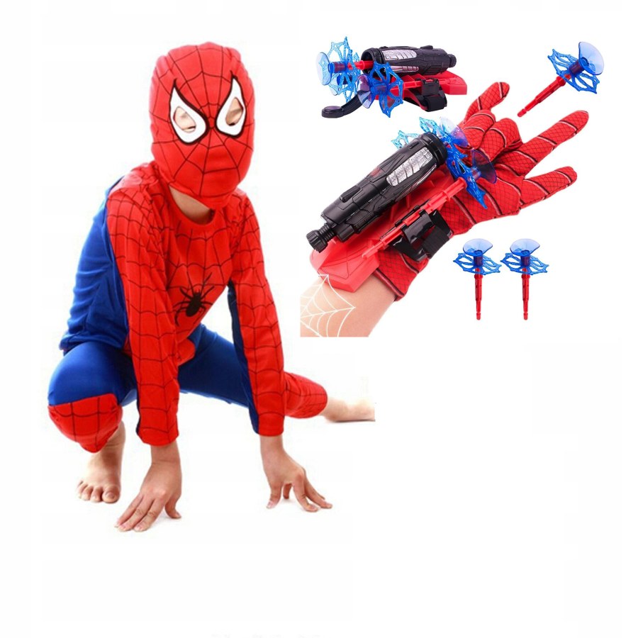 Dječja Spiderman kostim s lanserom 110-122 M - Zabava-karneval