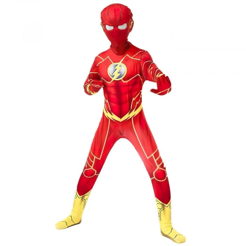 Zabava-karneval - Dječji kostim Avengers Flash s maskom 110–122 M Dječji kostim Avengers Flash s maskom 110–122 M - Zabava-karneval