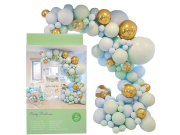 Veliki set balona za girlandu zelena-zlatna 113 kom Zabava-karneval