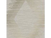 Sivo-bež-zlatna geometrijska tapeta za zid, 120246 | Ljepilo besplatno Na zalihama