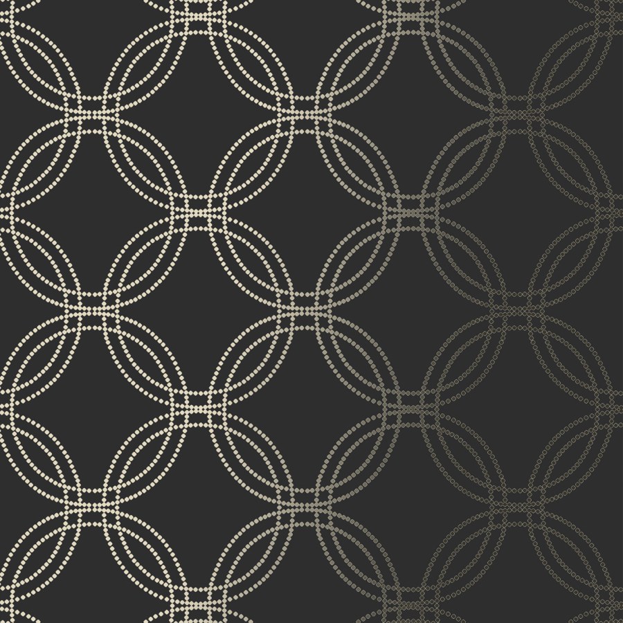 Crno-zlatni geometrijski tapeta za zid, 120141 | Ljepilo besplatno - Na zalihama