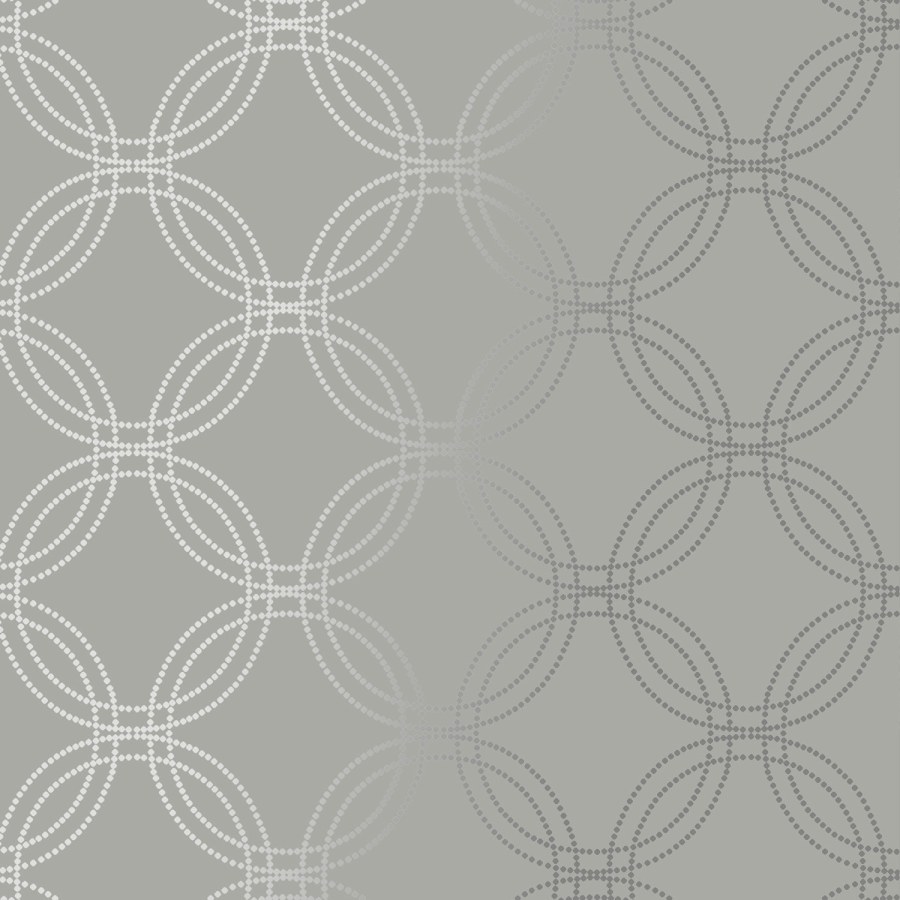 Sivo-srebrna geometrijska tapeta za zid, 120140 | Ljepilo besplatno - Na zalihama