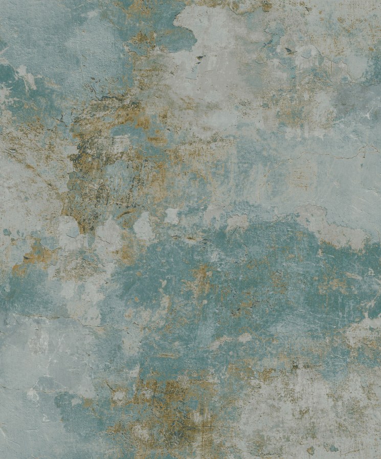 Tirkizna tapeta za zid, imitacija betona, A63103 | Ljepilo besplatno - Na zalihama