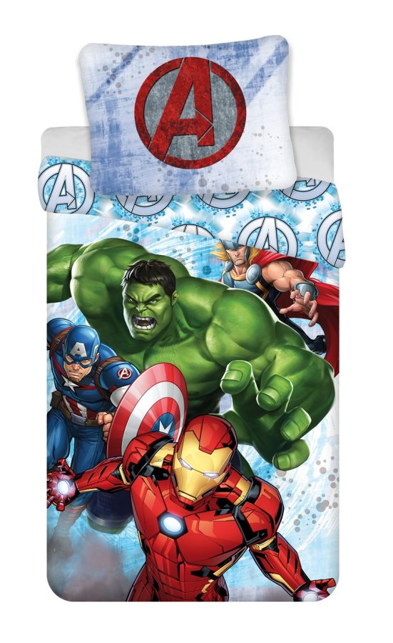 Površina Avengers Heroes 140x200, 70x90 cm - Licencirana posteljina