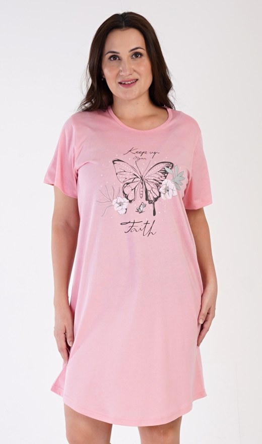 Damska noćna košulja s kratkim rukavima Motýl - Ženske košulje s kratkim rukavima