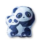 DETEXPOL Oblikovani mikroplišani jastučić Panda Poliester, 35x30 cm