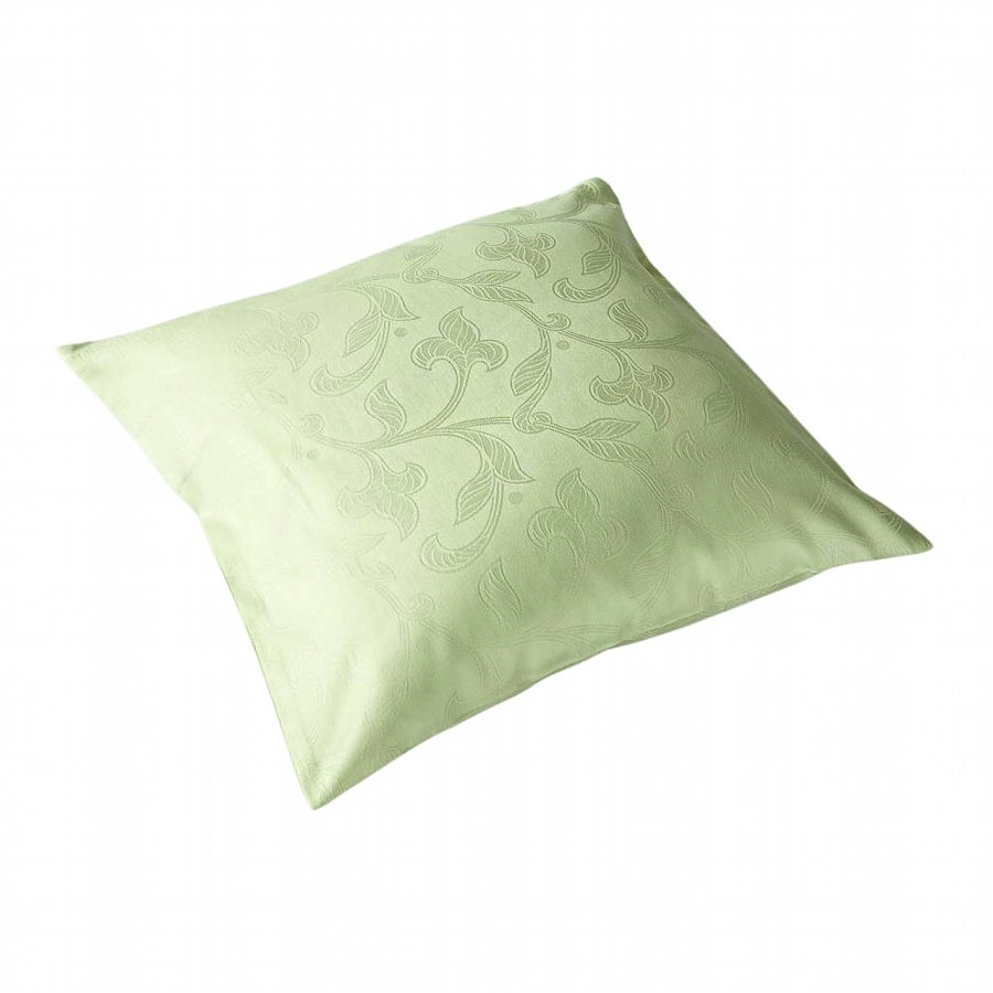 Presvlaka na jastuku damast Rokoko zelena - Posteljina damast