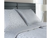 Ornella damast posteljina siva DUO Posteljina za krevete - Posteljina - Posteljina damast