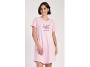 Damska noćna košulja s kratkim rukavom Elizabeth Žene - Ženske noćne košulje - Ženske košulje s kratkim rukavima