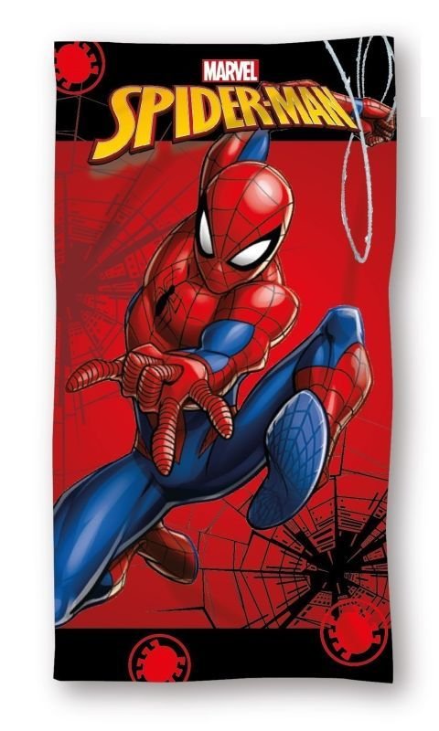 FARO Ručnik Spiderman crveni Bavlna - Frotir, 70/140 cm - ručnici za plažu