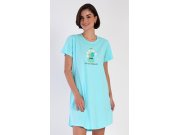 Damska noćna košulja s kratkim rukavom Kaktus Žene - Ženske noćne košulje - Ženske košulje s kratkim rukavima