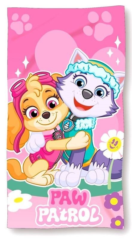 FARO Ručnik Micro Paw Patrol pink Poliester, 70/140 cm - ručnici za plažu