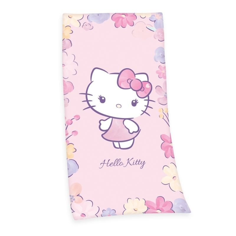 HERDING Ručnik Hello Kitty Bavlna - Frotir, 75/150 cm - ručnici za plažu