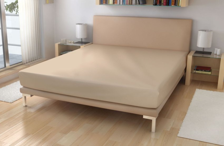 Polášek Prostěradlo Micro EXKLUSIVE Bijela kava Polyester, 180/200 cm - Microdream 180x200