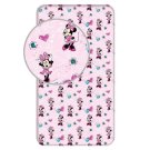 JERRY FABRICS Navlaka Minnie Flowers 02 Pamuk, 90/200 cm Donje plahte - plahte sa licencijom