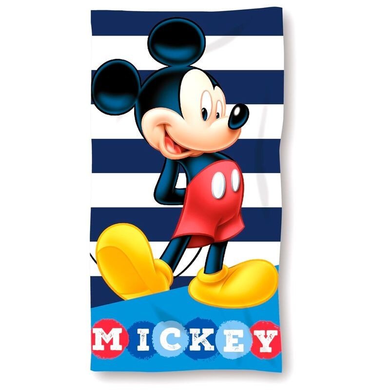 FARO Ručnik Micro Mickey pruge Polyester, 70/140 cm - ručnici za plažu