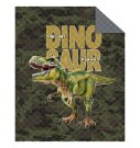 DETEXPOL Prekrivač za krevetu Dinosaur Army Polyester, 170/210 cm Pokrivači