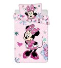 JERRY FABRICS Posteljina za dječji krevetić Minnie Flowers 02 baby Pamuk, 100/135, 40/60 cm