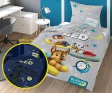 DETEXPOL Povlečení Paw Patrol sleep svítící Bavlna, 140/200, 70/80 cm Posteljina sa licencijom