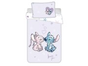 Povlečení do postýlky Lilo and Stitch Purple baby 100x135, 40x60 cm Posteljina za krevete - Dječja posteljina - Dječja posteljina za bebe - Dječja posteljina licencirana