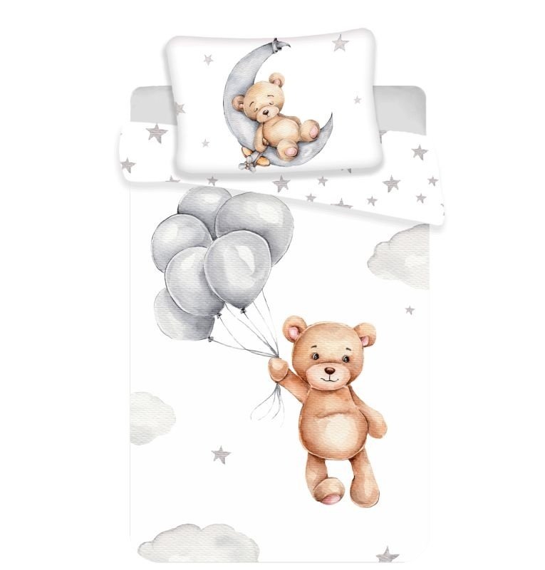 Posteljina za dječji krevetić - JERRY FABRICS Posteljina za dječji krevetić Medvjedić baby Pamuk, 100/135, 40/60 cm JERRY FABRICS Posteljina za dječji krevetić Medvjedić baby Pamuk, 100/135, 40/60 cm - Posteljina za dječji krevetić