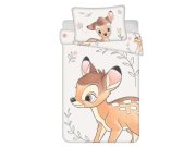 Povlečení do postýlky Bambi Beige baby 100x135, 40x60 cm Posteljina za krevete - Dječja posteljina - Dječja posteljina za bebe - Dječja posteljina licencirana