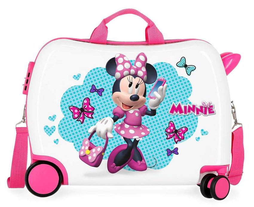 JOUMMABAGS Dječji kofer na kotačima Minnie Good Mood MAXI ABS plast, 50x39x20 cm, volumen 34 l - Kovčezi - guralice