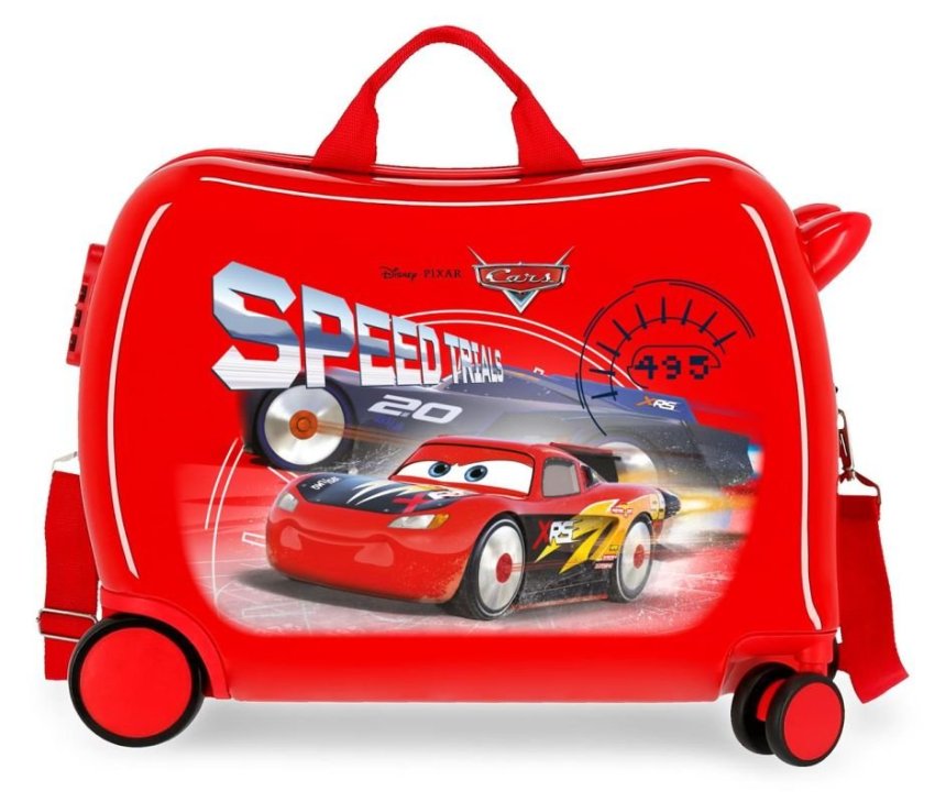 JOUMMABAGS Dječji kofer na kotačima Cars Speed Trails MAXI ABS plast, 50x38x20 cm, volumen 34 l - Kovčezi - guralice