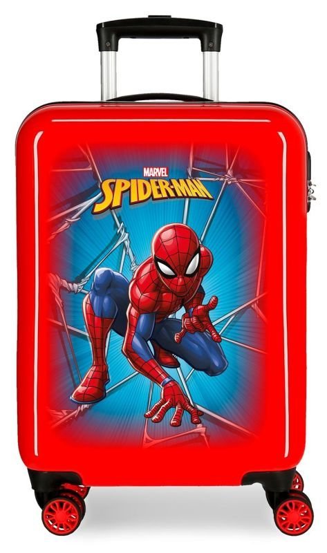 JOUMMABAGS Putni kofer ABS Spiderman Black ABS plast, 55 cm - Koferi za djecu