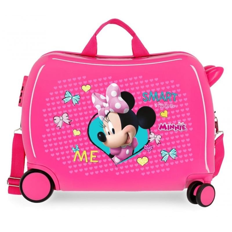 JOUMMABAGS Dječji kovčeg na kotačima Minnie Happy MAXI ABS plast, 50x38x20 cm, volumen 34 l - Kovčezi - guralice