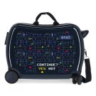 JOUMMABAGS Dječji kofer na kotačima Enso Gamer Navy MAXI ABS plast, 50x38x20 cm, volumen 34 l Kovčezi Joummabags - Kovčezi - guralice