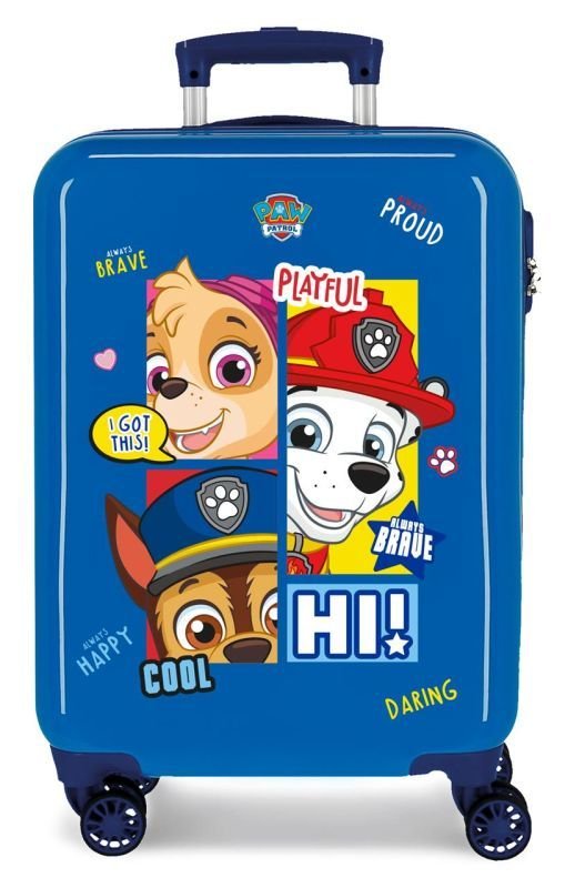 JOUMMABAGS Putni kofer ABS Paw Patrol Be Happy ABS plast, 55 cm - Koferi za djecu