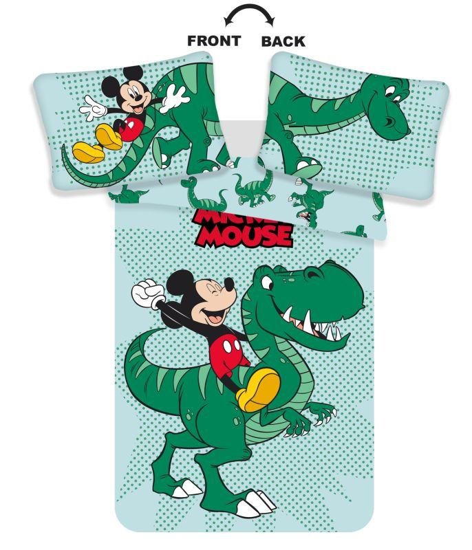 JERRY FABRICS Posteljina za dječji krevetić Mickey dino baby Pamuk, 100/135, 40/60 cm - Posteljina za krevetiće