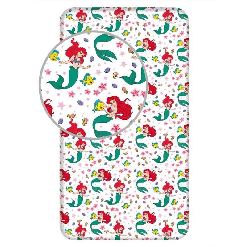 JERRY FABRICS Plahta Ariel Friends 02 Pamuk, 90/200 cm - plahte sa licencijom