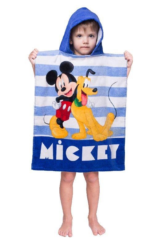 JERRY FABRICS Pončo Mickey stripe Pamuk - Frotir, 50/115 cm - ponchos